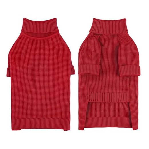 KONVINIT Jersey para Perros Cómodo y Cálido Dog Sweater Hundepullover Perros Cálido Suéter de Invierno Ropa de Perrito Apto para Perros pequeños o medianos
