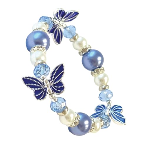 Butterfly Bracelet - Butterfly Jewelry Gift For Women Girls - Butterfly Lovers Gift Stretch Bangle