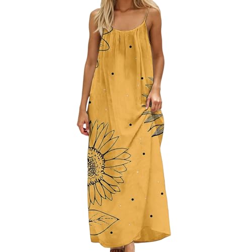Image of HTHLVMD Backless Cami Dress Summer Dresses for Women 2026 Spaghetti Strap Dresses Womens Solid Color Backless Cami Dress