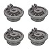 4 ruote per cestello inferiore della lavastoviglie, compatibili con Bosch 165314 00165314 AP2802428 420198 4232 Hotpoint 37 MM C00290453 43-BS-04 - Pezzi di ricambio universali per lavastoviglie