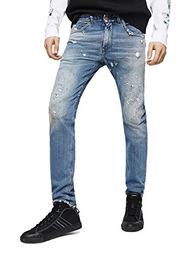 Jean slim Diesel Thommer 084AL confortable et ajusté en toile denim extensible