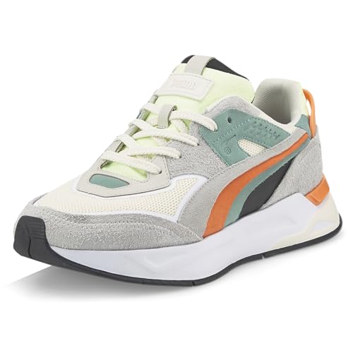 PUMA Mens Mirage Sport Layers Lace Up Sneakers Shoes Casual - Grey, Orange, White2