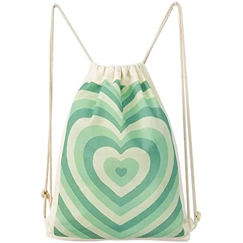 MOSITU Heart Drawstring Backpack for Women Cover