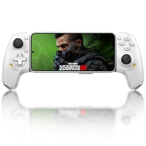  Joso Controller per iPhone 15/16 e Android (USB-C), controller di gioco remoto per console PS5/PS4/Xbox, Joysticks Effetto Hall, 2 pulsanti mappabili, jack audio da 3,5 mm