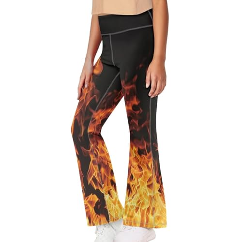 Girls Flare Leggings Athletic Flare Yoga Pants Clothes Long Tight Trousers Cute Outfits4