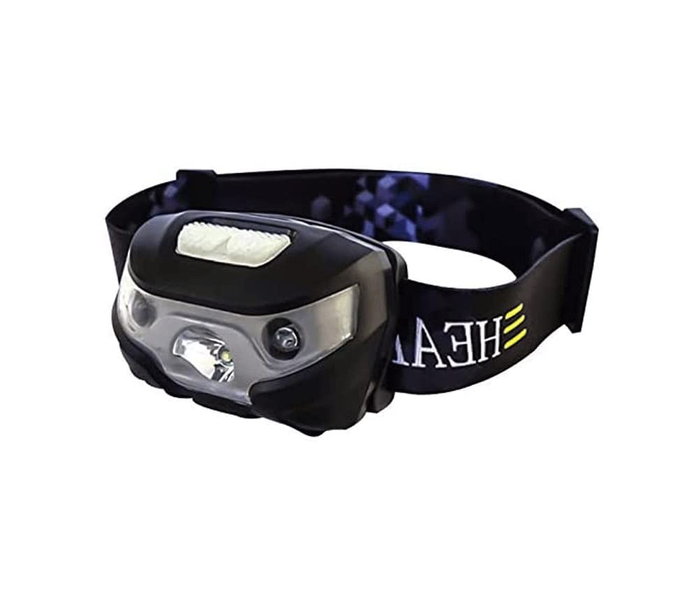 Latarka czołowa, inteligentna latarka indukcyjna z ładowaniem przez USB, wodoodporna, LED, latarka kempingowa, indukcja podczerwieni, akumulator LED, latarka czołowa