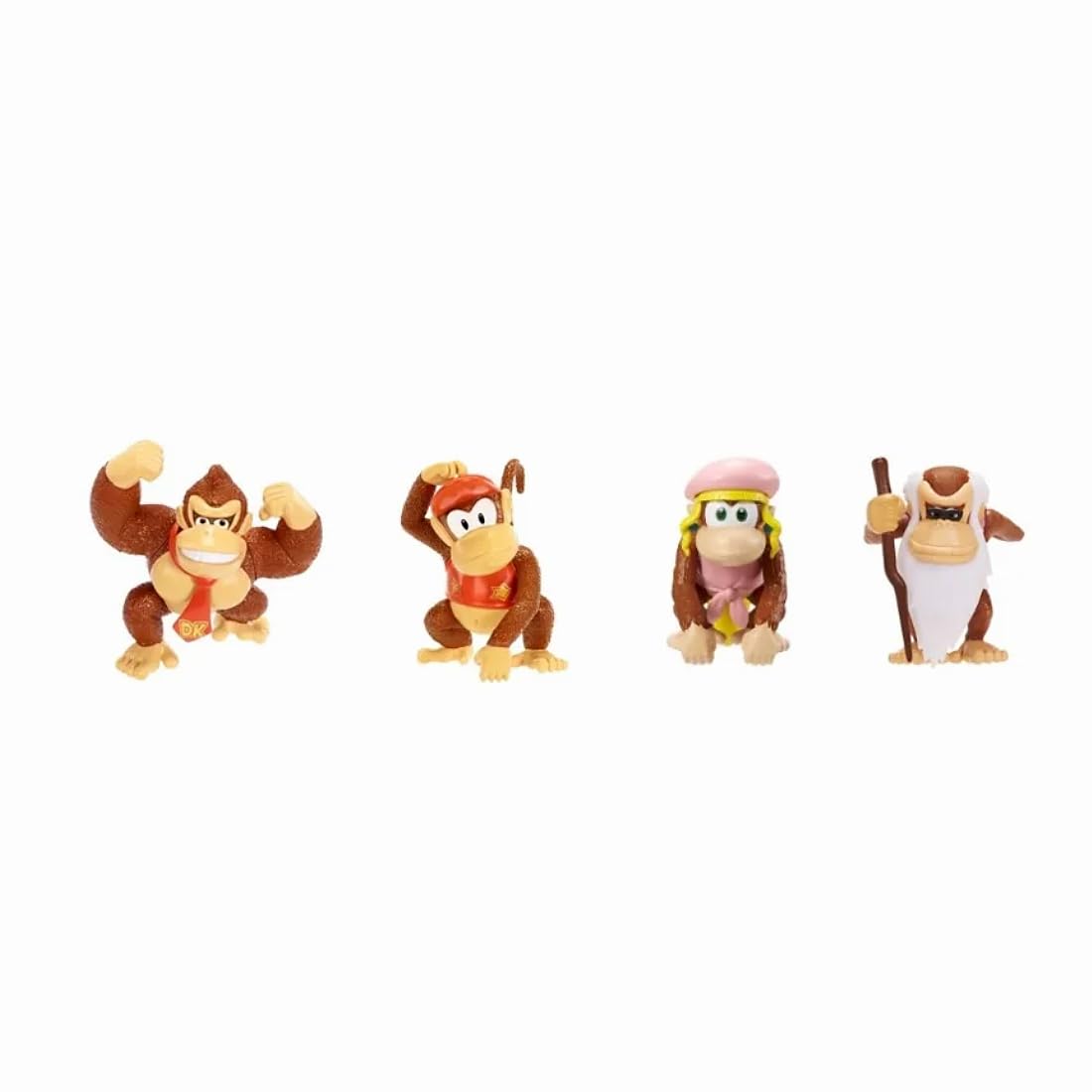 Nintendo 2.5 inch Limited Articulation Donkey, Diddy, Cranky