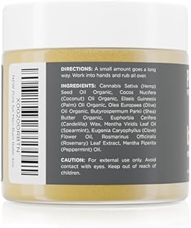 Pure for Men Bum Balm | Raw Lotion for Men | All Purpose Skin Hydration and Deodorizing Balm | Raw Shea Butter, Mint and Clove | 3.9 oz.