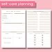 CanPlan Mental Health Planner - Self Care Gift for Women, Mental Health Journal, Book, Anxiety, Depression, ADHD Planner and Tracker, Self Love Self Care Journal, Wellness Planner, Pink