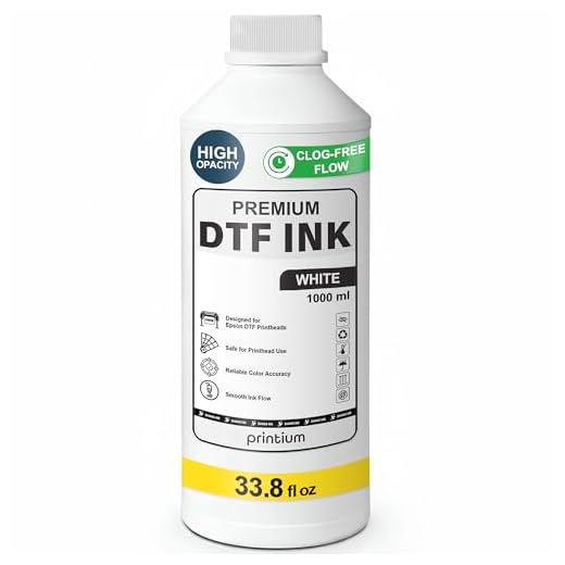 Premium White DTF Ink for All Fabrics