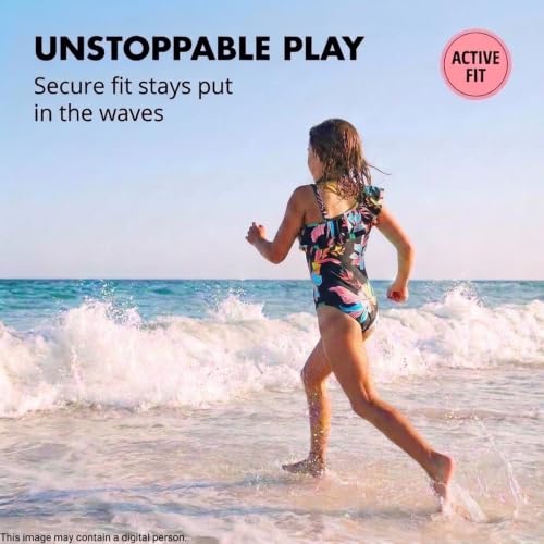 Image of Kanu Surf Girls Morgan Floral Ruffle 1-Shoulder 1-piece Swimsuit