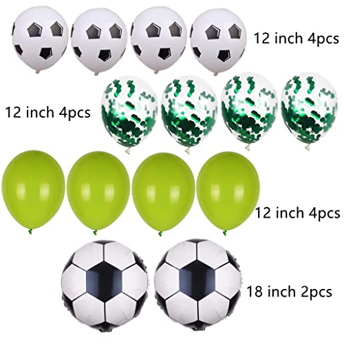 Set di palloncini da calcio per 7° compleanno
