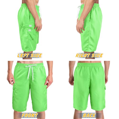 Image of Mens Swimming Trunks Swim Trunks Quick Dry Swim Shorts with Mesh Lining Funny Swimwear Bathing Suits