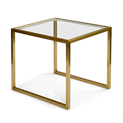 CHENJIU Square Side Table, Small Coffee Table, Bedside Table, Living R CHENJIU Square Side Table, Small Coffee Table, Bedside Table, Living R