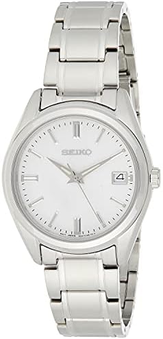 Seiko New Link Quartz Stainless Steel White Dial watch - SUR315P1, Silver:  Buy Online at Best Price in UAE - Amazon.ae