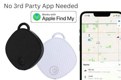 Unlimited Range GPS Tracking Device Item Locator for Car, Purse, Pet, Key Work with Apple Findmy No 3rd App Needed (Black) - Image 7
