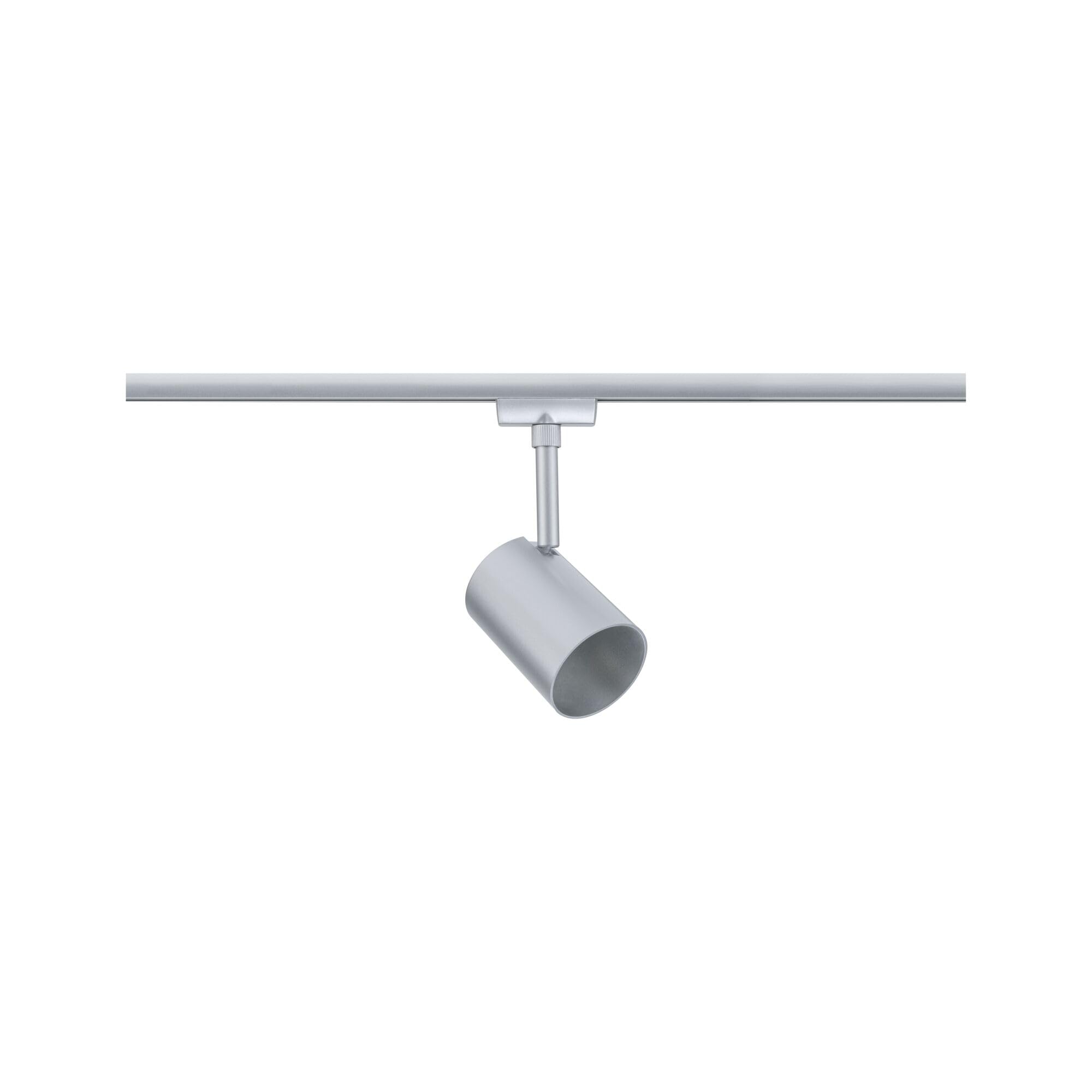 Paulmann 95631 URail Spot sur rail Luxe GU10 max. 10 W, dimmable, 230 V, chrome mat, système de rail URail libre choix de l'ampoule