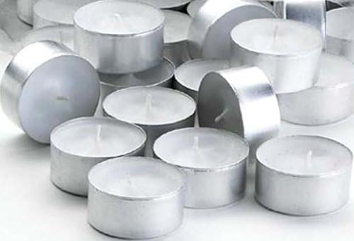 ZiTech Tealight Candles White Unscented Set of 100 By Getalight