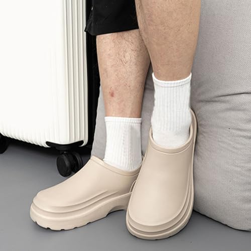 Zuecos de trabajo antideslizantes para cocina y calzado cómodo de hombre para chef 2