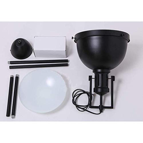 Lustre rétro rustique suspendu avec design géométrique simple pour restaurant - 6