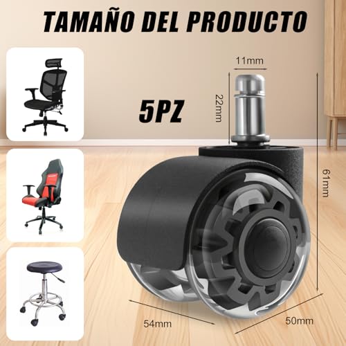 La mejor selección de Sillas Con Ruedas para Oficina - solo los mejores. 11 Imagen adicional