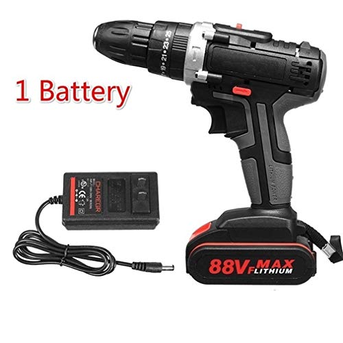 Xegood 88V/80W 2 Gang akkuschrauber akku schlagbohrer 2x2200mAh Drill Power Tool Kit Zufällige Farbe-EU – Bild 6
