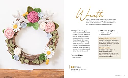 Modern Crochet Garden: Stylish Flower & Succulent Patterns to Stitch in a Day (22 Quick Projects) - Image 6