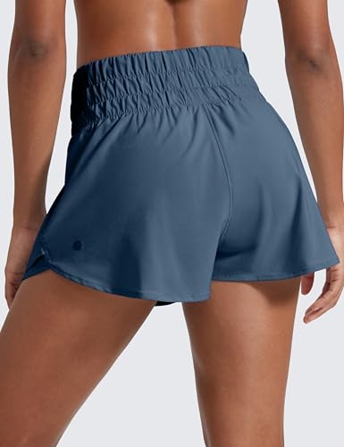 Image of CRZ YOGA Ruffle Skirt Overlay Athletic Shorts