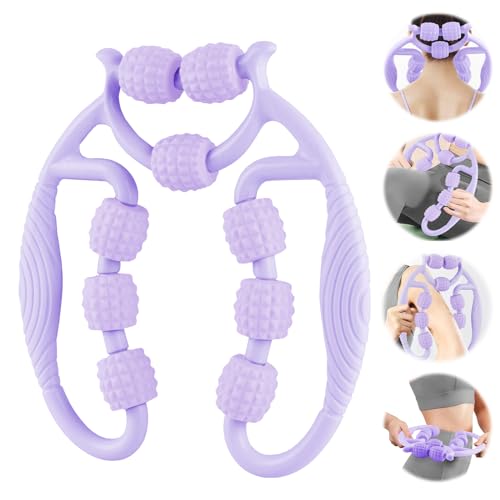 Taozoey Rullo Massaggiatore Anticellulite Viola9