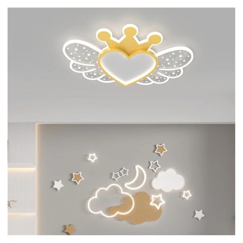 Plafonnier LED papillon au design nordique moderne avec finition or exclusive - 3