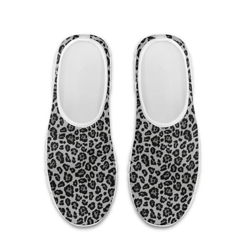 Sunflower Leopard Print Casual Shoes for Women Knit Mesh Slip on Walking Shoes Sneakers Size 5-10.52