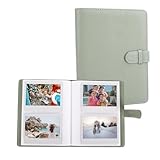 kinokoo for 富士フイルム FUJIFILM チェキ アルバム Fujifilm instax wide 400用アルバム チェキ アルバム ワイド 400対応 3.4x4.3インチ写真 80枚収納 チェキ帳 3色展開 誕生日プレゼント PUレザー（グリーン）