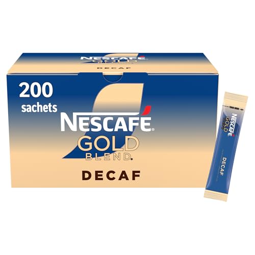 NESCAFÉ Gold Blend Decaf Instant Coffee Sachets - 200 x 1.8g Sticks