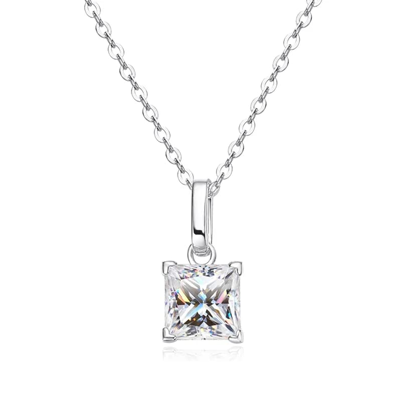 Collier en moissanite s925 cadeau d'anniversaire mémorable pour femme