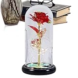 Belleza Eterna: Nuestra Rosa Eterna captura el amor inquebrantable. Esta es una obra de arte única, hecha a mano para que parezca casi real y nunca se desvanezca, representando la belleza de las rosas artificiales eternas que simbolizan un amor que dura mucho tiempo.