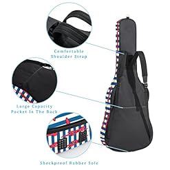 Housse de transport pour guitares acoustiques et classiques – 109 x 42,9 cm – Série tendance – Double fonction de l… - Les Beatles, Paul McCartney, John Lennon, RIngo Starr, George Harrison Housse de transport pour guitares acoustiques et classiques - 109 x 42,9 cm - Série tendance - Double fonction de l… – Image 3