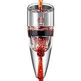 Zestkit Wine Aerator Pourer Set with 0-6 Speed Multistage Instant Design - Aerate Wines in Seconds (Carrying Pouch Included)
