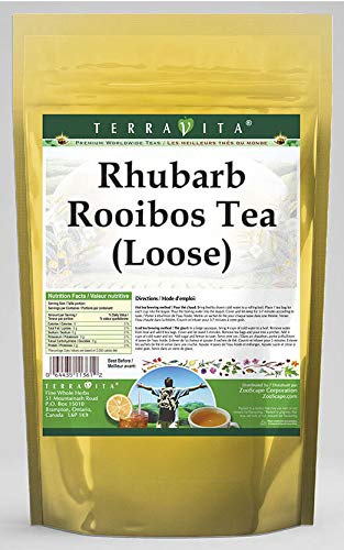 Té ruibarbo rooibos (suelto) (4 oz, ZIN 539454) - Paquete de 2