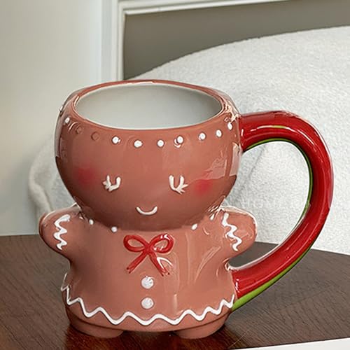 Duqulle Tasses Bonhomme en Pai n D'épices Tasses en Forme De Bonhomme en P-ain D'épices...