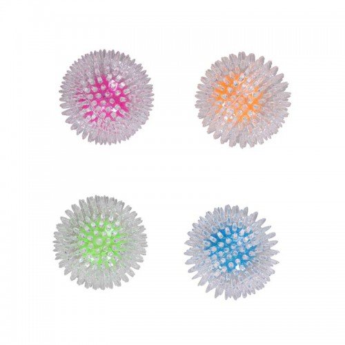 Pawise Flash Bouncer Ball Işıklı Şeffaf Plastik Top Köpek Oyuncağı 12 cm