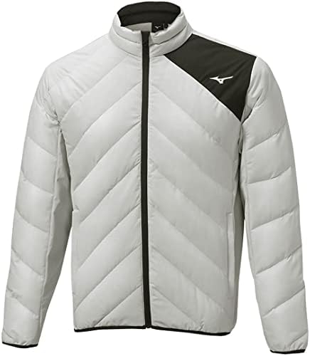 Mizuno Golf Mens Breath Thermo Move Down Full Zip Padded Top Coat Golf Jacket