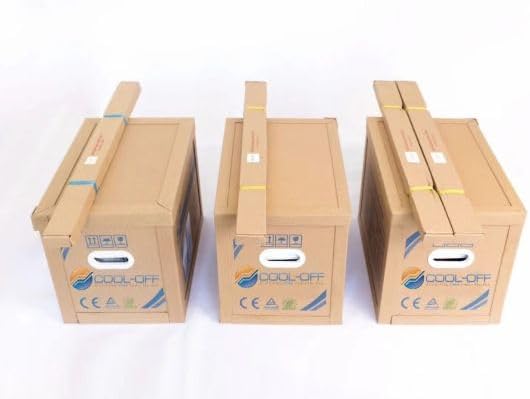 100’ High-Pressure Mist Cooling System Kit with Premium Edition Remote Pump W/App Control for Outdoor Usage, 0.8 GPM, 50 Nozzles - 1/4" (100 ft)