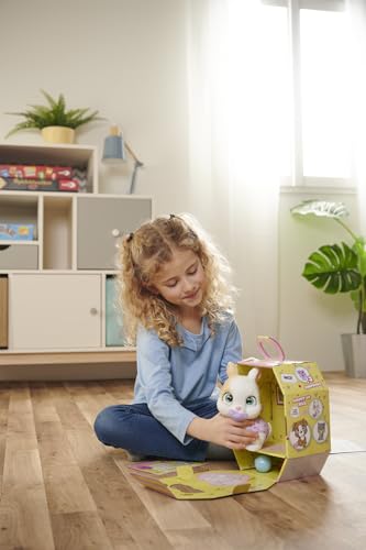 Simba 105953052 – Pamper Petz Hase, mit Trink- und Nässfunktion, Spielzeughase für Kinder ab 3 Jahren, Häschen zum Spielen, mit Überraschung und magischer Pfote