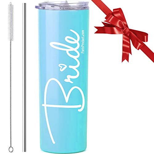 Bride To Be Tumbler Gift For Bridal Shower, Bachelorette Party, Wedding, Engagement | Her Women Mother Bridesmaid of Honor Tribe Proposal Fiancee Planning | Custom Cup Present Decoration