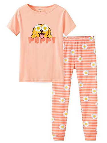 Topgal Cute Dog Cotton Pajamas for Girls Size 4T –