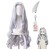 TLSD Eri Wig Horn Clip with Cosplay Keychain,My Hero Academia 4 Eri Costume Long Hair