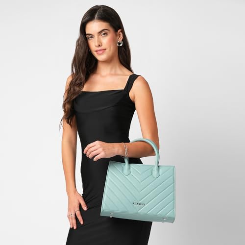 Image of Caprese Riko Medium Satchel Bag for Women with Adjustable & Detachable Strap|Versatile Shoulder,Crossbody & Handheld Bag for Work, Travel,Everyday Use,with Multiple Compartments