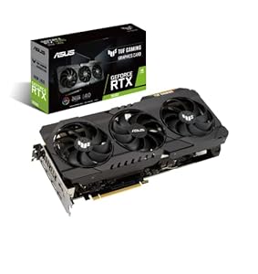 ASUS TUF GeForce RTX 3090 24 GB Gaming Grafikkarte (Nvidia Ampere, PCIe 4.0, DLSS, Raytracing, GDDR6X Speicher, 2x HDMI 2.1, 3x DisplayPort 1.4a, TUF-RTX3090-24G-GAMING)