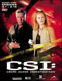 C.S.I. Scena Del Crimine Stagione 03 en 3 DVD para Noches de Maratón y Misterio