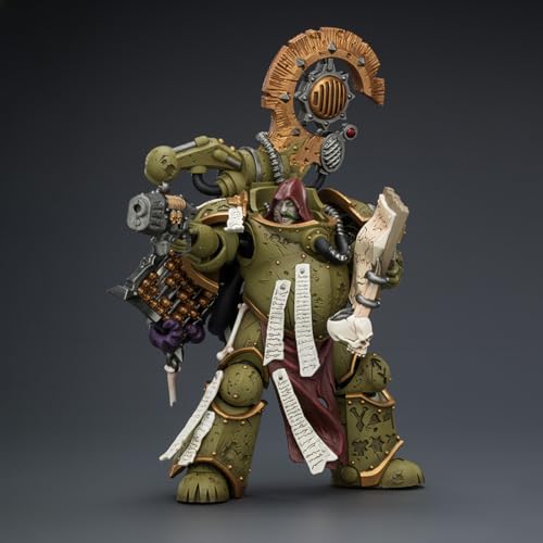 Image of JOYTOY Death Guard Warhammer 40K 1 /18 Action Figures Death Guard Tallyman with Plasma Pistol Collectible Model Artifacts Model Birthday Gifts JT04261 PreOrder
